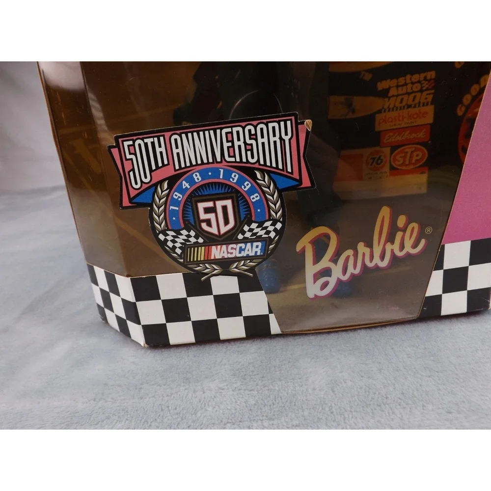 Barbie 50th Anniversary Nascar Collector Edition 1998 Vintage New Kyle Petty
